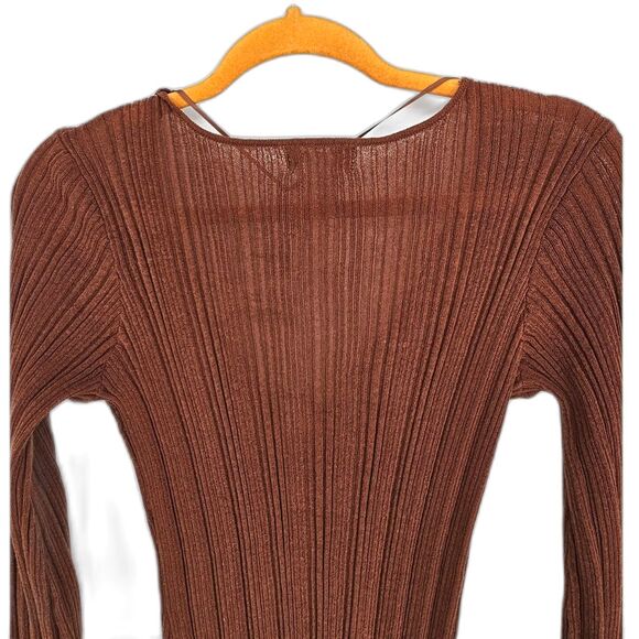 L Space Wailea Stretchy Cover Up Coffee Large - Picture 5 of 10